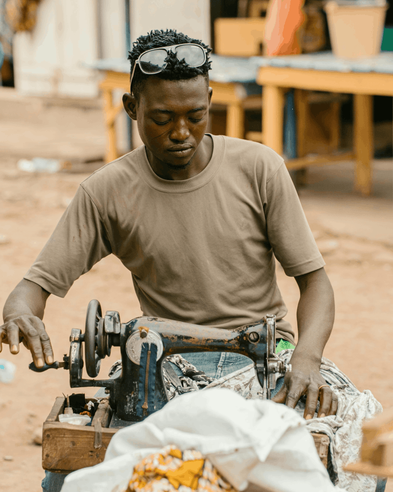 shiftup collective participant under their youth enterprise program in kwale